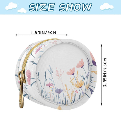 Beautiful Wildflowers Baby Pacifier Holder Case, Dustproof Portable Storage Box for Diaper Bag Purse, Pacifier Storage Container for Boys & Girls