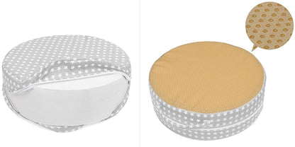 Kids' Anti-Slip Chair Seat Cushion - High Chair Dining Seat Pad Dismountable Round Booster Seat Cushion (Gray)