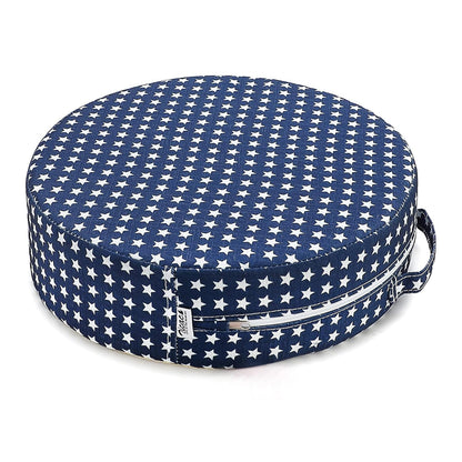 Kids' Anti-Slip Chair Seat Cushion - High Chair Dining Seat Pad Dismountable Round Booster Seat Cushion (Gray)
