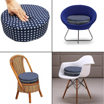 Kids' Anti-Slip Chair Seat Cushion - High Chair Dining Seat Pad Dismountable Round Booster Seat Cushion (Gray)