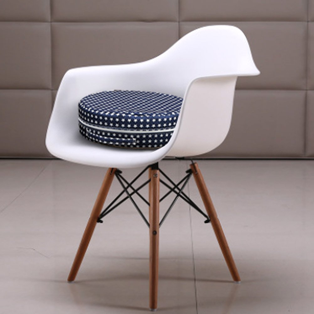 Kids' Anti-Slip Chair Seat Cushion - High Chair Dining Seat Pad Dismountable Round Booster Seat Cushion (Gray)