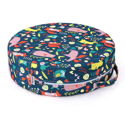 Kids' Anti-Slip Chair Seat Cushion - High Chair Dining Seat Pad Dismountable Round Booster Seat Cushion (Gray)