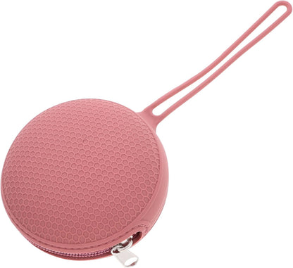 Holder Storage Bag Portable Case Silicone Pink Clip Teether Toy Organizer Safe