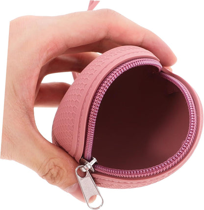 Holder Storage Bag Portable Case Silicone Pink Clip Teether Toy Organizer Safe