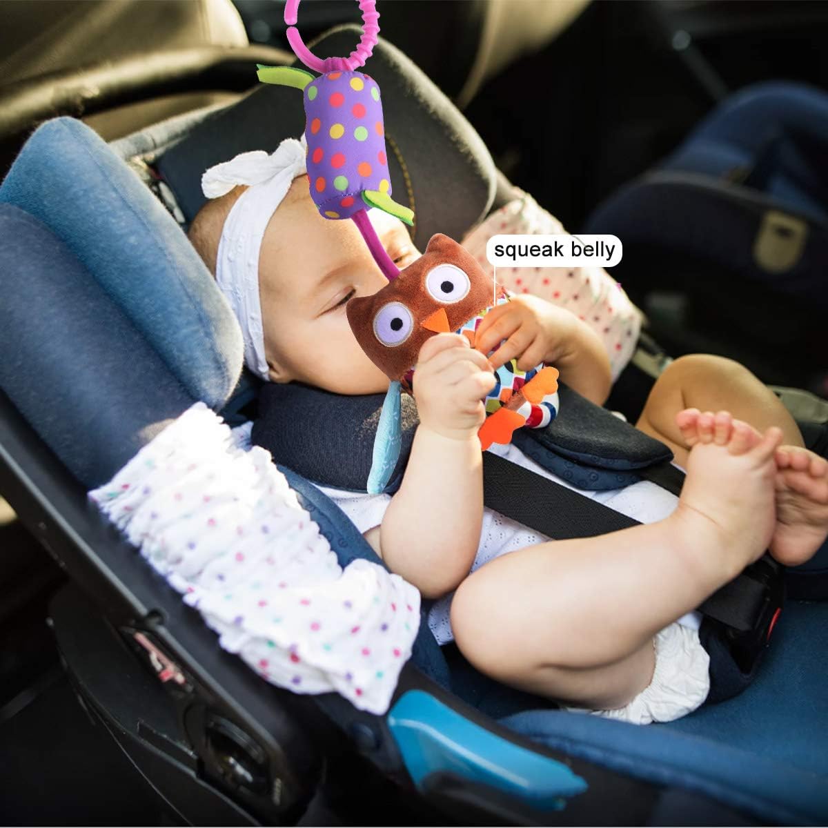 Soft Hanging Toys for 0 3 6 9 12 Months Infant Play Gym Mat