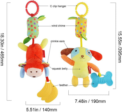 Soft Hanging Toys for 0 3 6 9 12 Months Infant Play Gym Mat