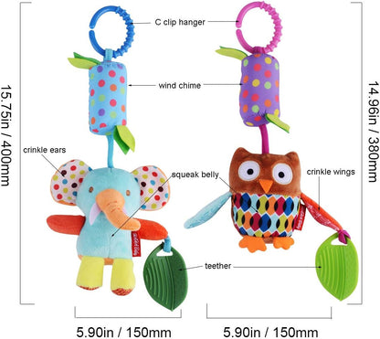 Soft Hanging Toys for 0 3 6 9 12 Months Infant Play Gym Mat