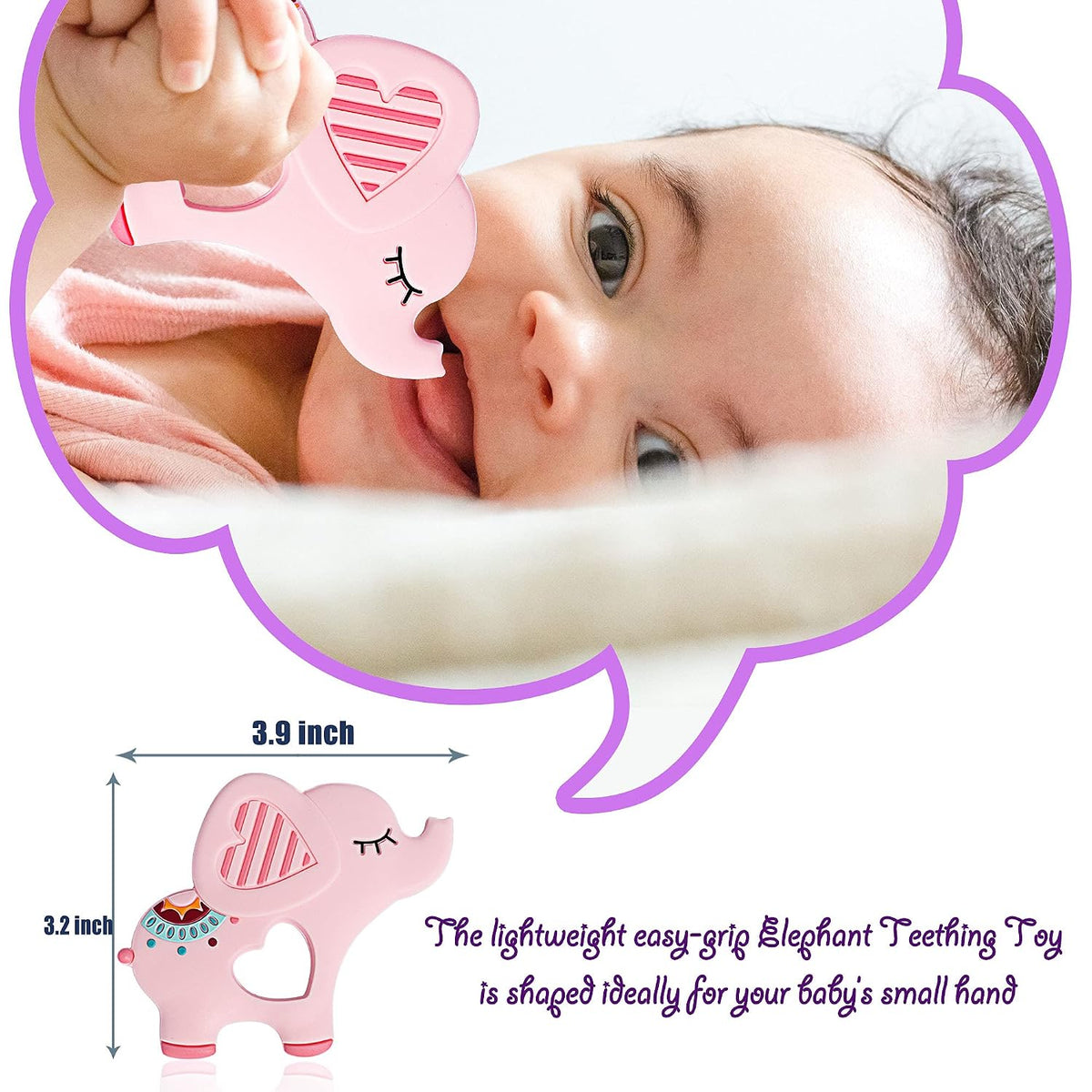 Silicone Freezer Tray Baby Fruit Feeder Food Teething Set Must-Have Pacifiers and Food Storage Containers for Babies 6 Months and Up