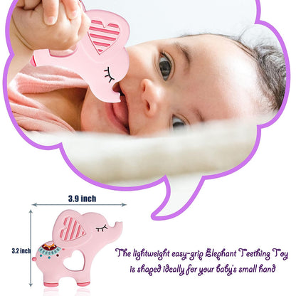 Silicone Freezer Tray Baby Fruit Feeder Food Teething Set Must-Have Pacifiers and Food Storage Containers for Babies 6 Months and Up