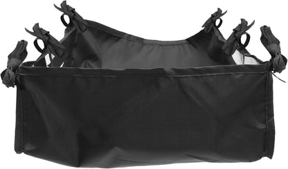 Baby Stroller Storage Mesh Bag Stroller Bottom Basket Universal Storage Attachment Bottom Basket for Organizer for Bottles Diapers Shopping 13.77 X 13.77 X 5.11 in