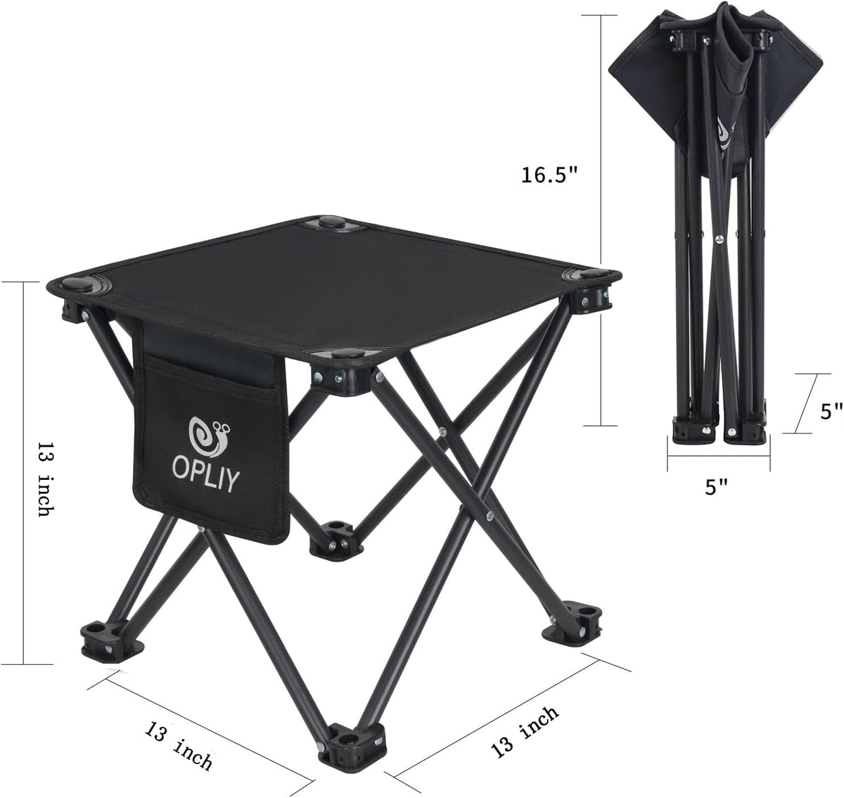 Camping Stool 2 Pack,Portable Folding Stool for Outdoor Gardening and Beach Hiking Fishing,Foot Stool with Carry Bag (Green)