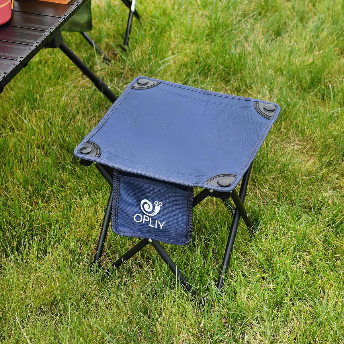 Camping Stool 2 Pack,Portable Folding Stool for Outdoor Gardening and Beach Hiking Fishing,Foot Stool with Carry Bag (Green)