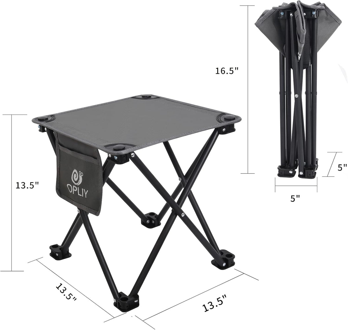 Camping Stool 2 Pack,Portable Folding Stool for Outdoor Gardening and Beach Hiking Fishing,Foot Stool with Carry Bag (Green)