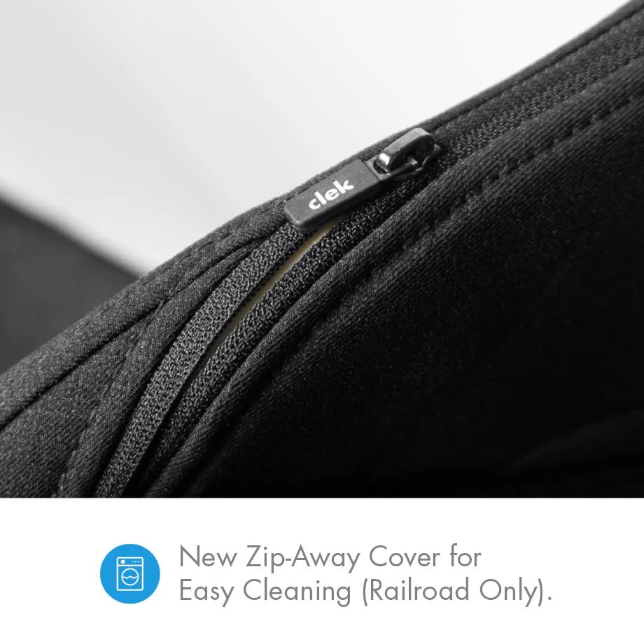 Fllo Convertible Car Seat - Compact Design for 3-Across Seating, Extended Rear-Facing with Anti-Rebound Bar and Flame Retardant-Free (Railroad Ziip)
