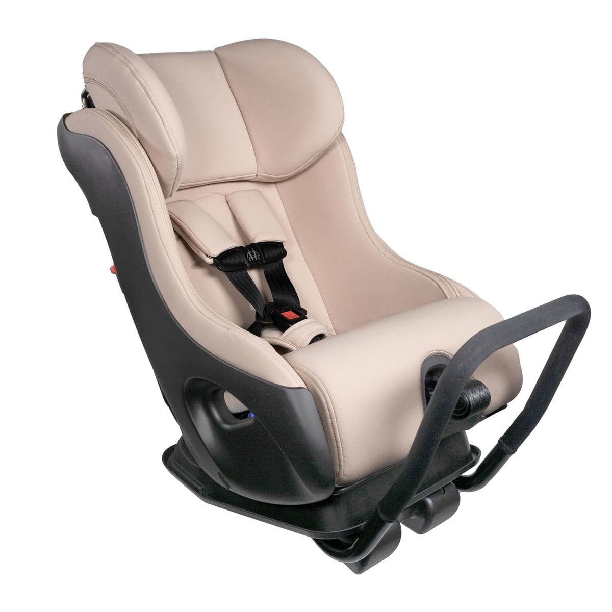 Fllo Convertible Car Seat - Compact Design for 3-Across Seating, Extended Rear-Facing with Anti-Rebound Bar and Flame Retardant-Free (Railroad Ziip)