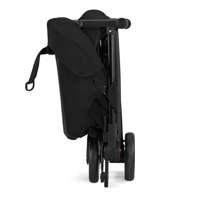 Libelle 2 Travel Baby Stroller - Lightweight Carry-On Travel Stroller for Airplane with One-Hand Recline, Compatible with Car Seats, Magic Black