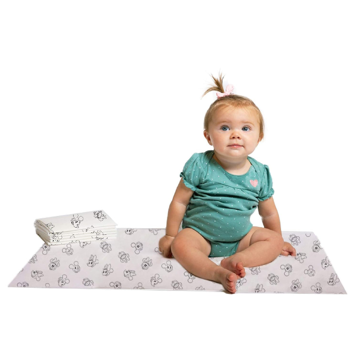 J.L. Childress Disney Baby Disposable Changing Pads 24 Pack - Mickey