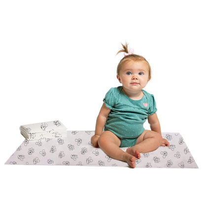 J.L. Childress Disney Baby Disposable Changing Pads 24 Pack - Mickey