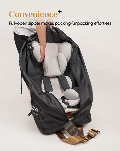 Carseat Travel Bag for Airplane, Comfortable Car Seat Cover for Airplane Travel, 100% Breakproof Gate Check Storage Bags for Carseats
