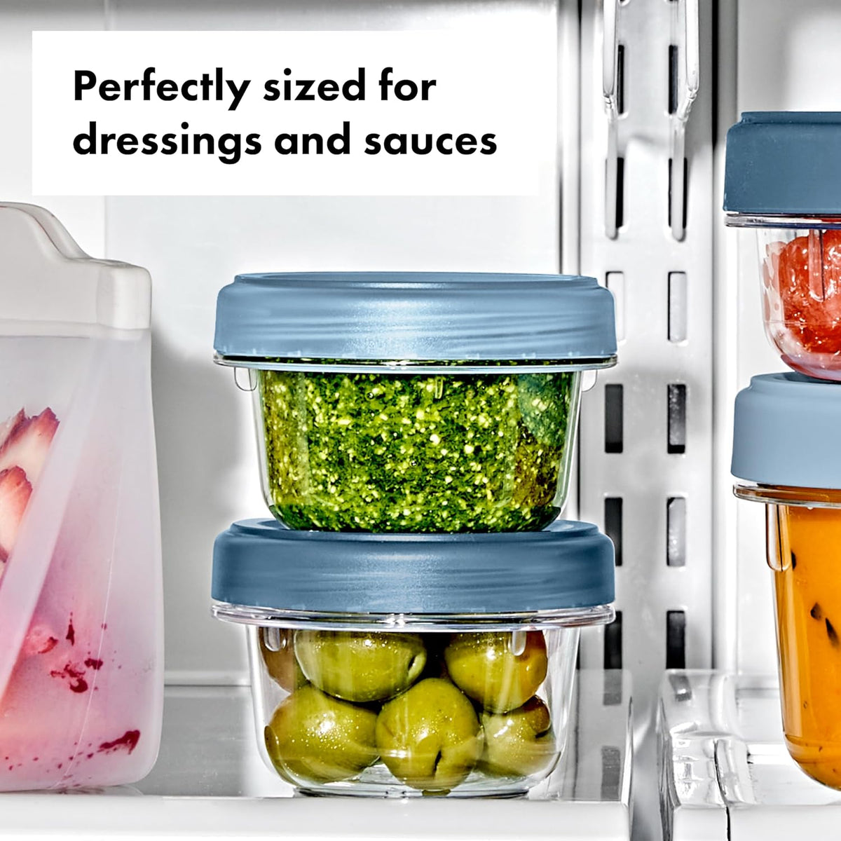 Good Grips Twist & Stack Food Storage Container - 20 oz - 2 Pack