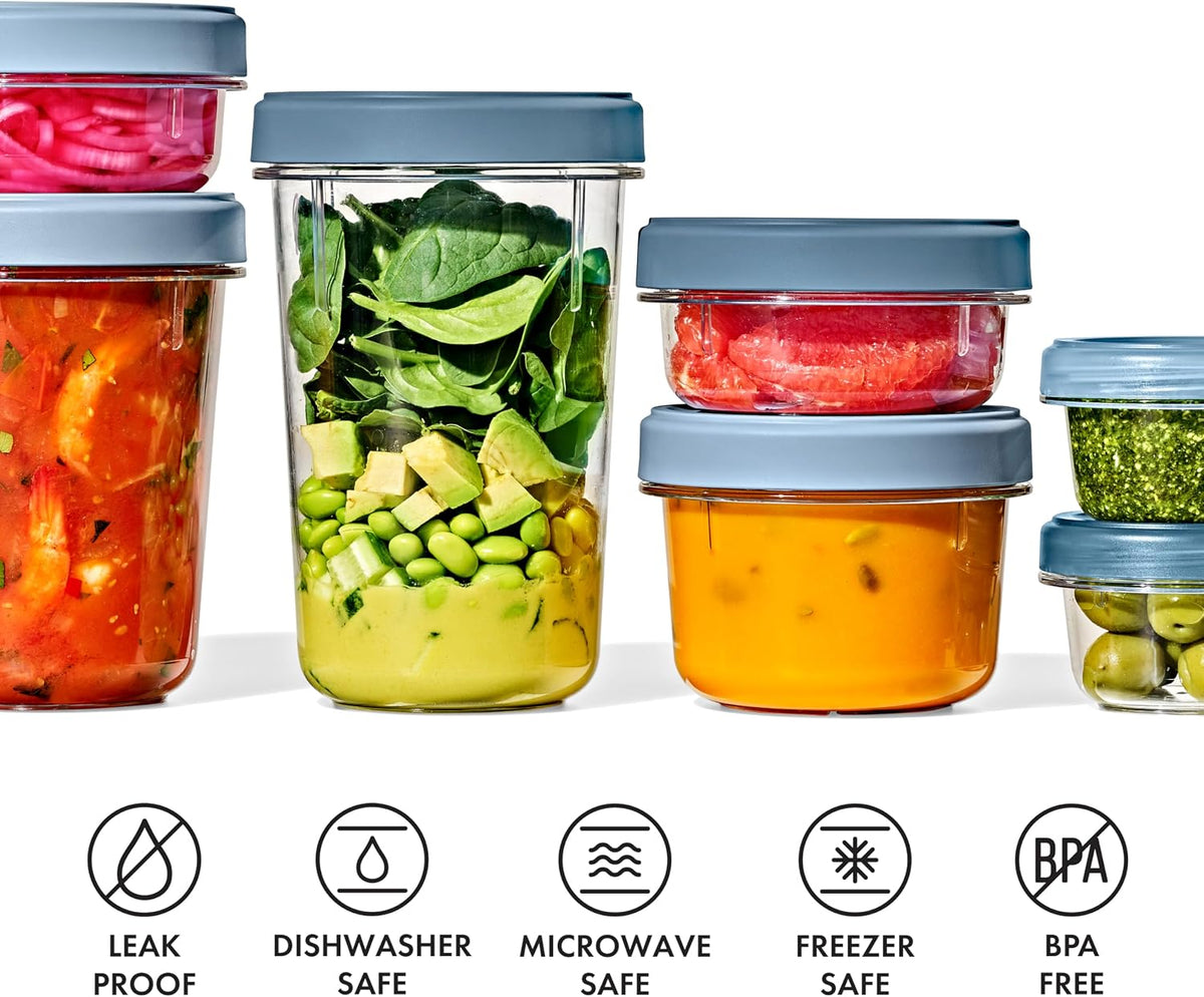 Good Grips Twist & Stack Food Storage Container - 20 oz - 2 Pack