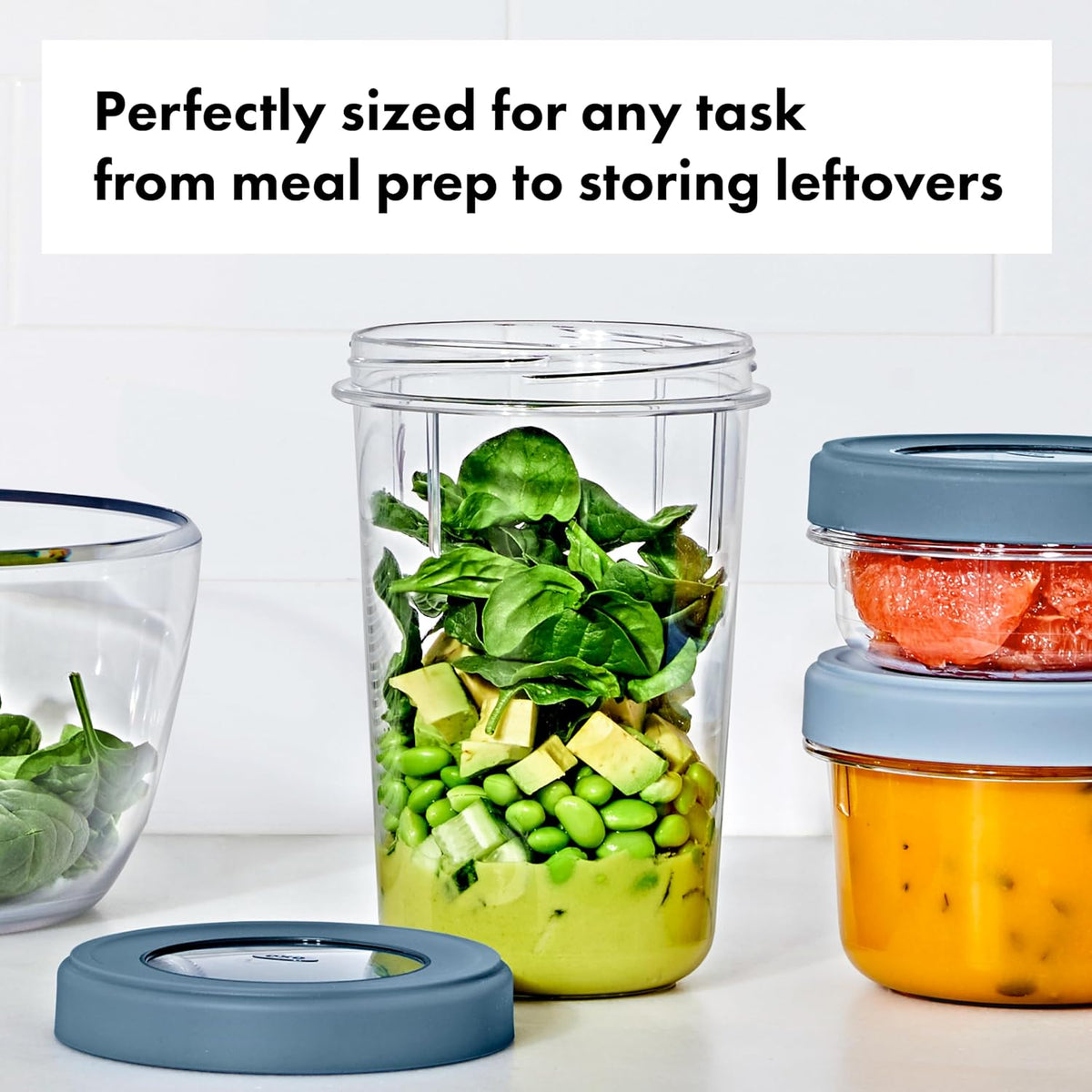 Good Grips Twist & Stack Food Storage Container - 20 oz - 2 Pack