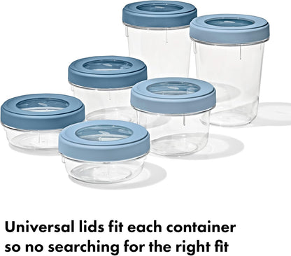Good Grips Twist & Stack Food Storage Container - 20 oz - 2 Pack