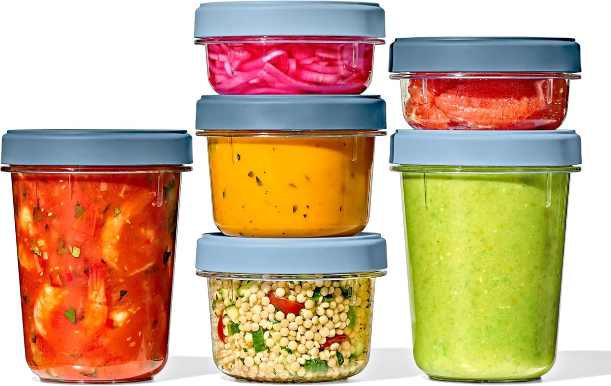 Good Grips Twist & Stack Food Storage Container - 20 oz - 2 Pack