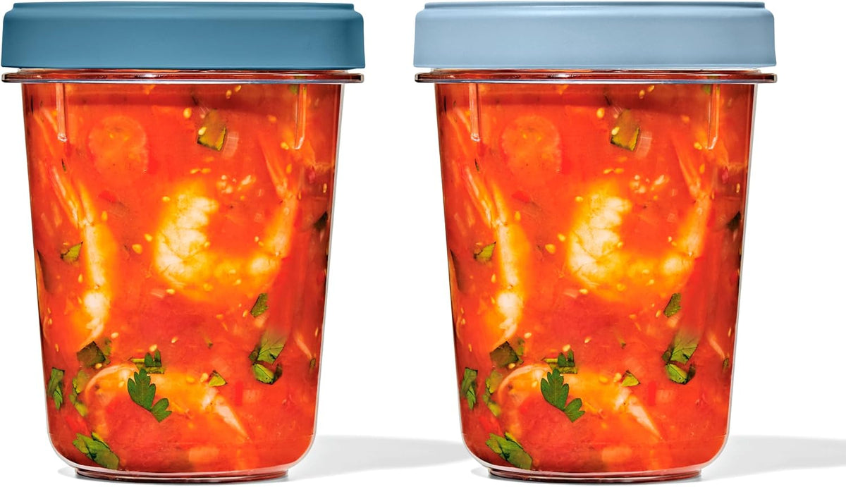 Good Grips Twist & Stack Food Storage Container - 20 oz - 2 Pack