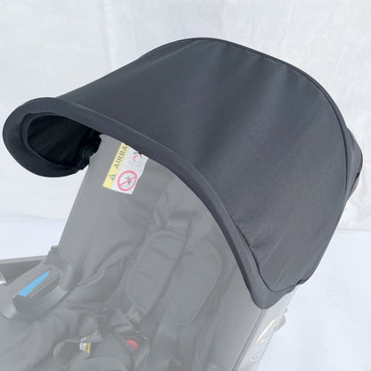 Stroller Replacement Accessories Canopy, Protection Shield, Textile Sun Shade Compatible with Doona Car Seat & Stroller (Black)