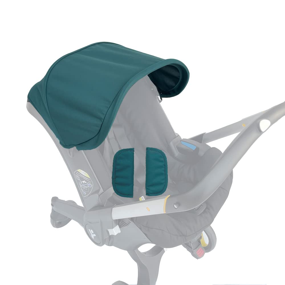 Stroller Replacement Accessories Canopy, Protection Shield, Textile Sun Shade Compatible with Doona Car Seat & Stroller (Black)