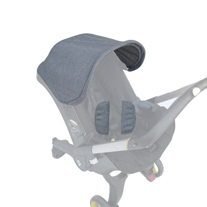 Stroller Replacement Accessories Canopy, Protection Shield, Textile Sun Shade Compatible with Doona Car Seat & Stroller (Black)