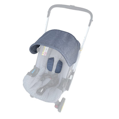 Stroller Replacement Accessories Canopy, Protection Shield, Textile Sun Shade Compatible with Doona Car Seat & Stroller (Black)