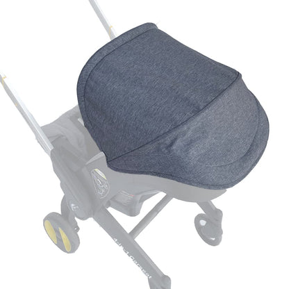 Stroller Replacement Accessories Canopy, Protection Shield, Textile Sun Shade Compatible with Doona Car Seat & Stroller (Black)