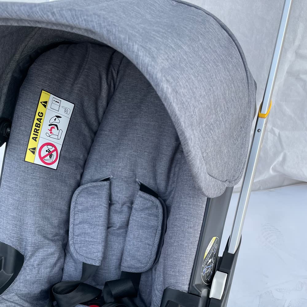 Stroller Replacement Accessories Canopy, Protection Shield, Textile Sun Shade Compatible with Doona Car Seat & Stroller (Black)