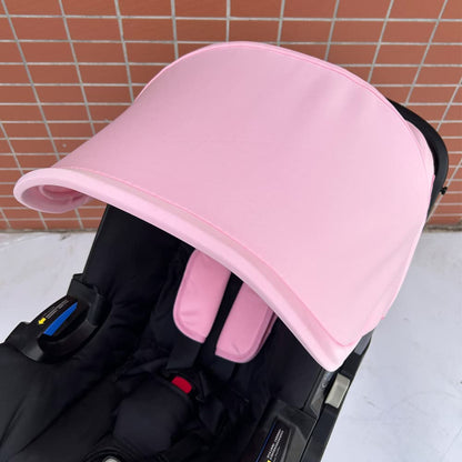 Stroller Replacement Accessories Canopy, Protection Shield, Textile Sun Shade Compatible with Doona Car Seat & Stroller (Black)