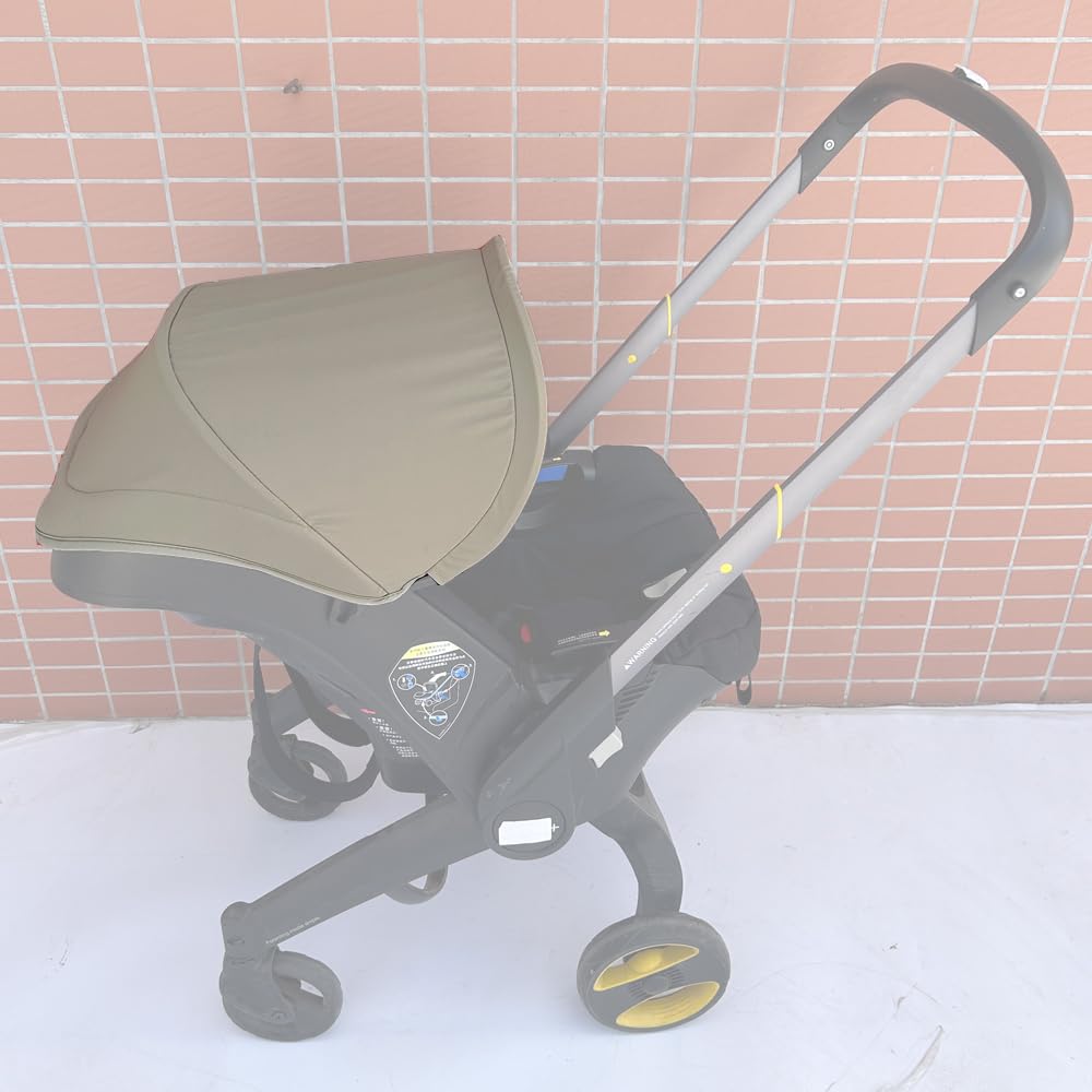 Stroller Replacement Accessories Canopy, Protection Shield, Textile Sun Shade Compatible with Doona Car Seat & Stroller (Black)