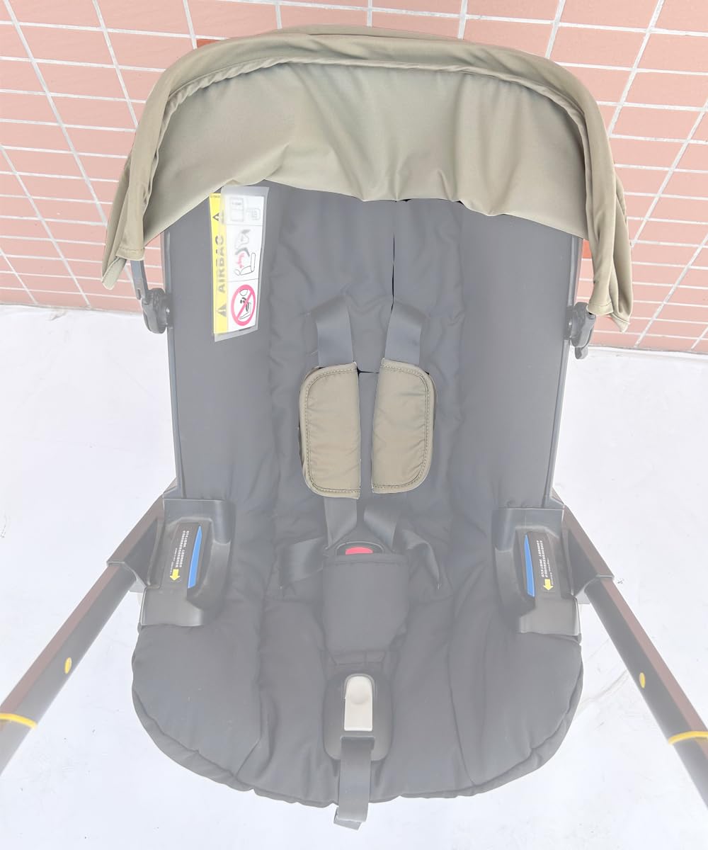 Stroller Replacement Accessories Canopy, Protection Shield, Textile Sun Shade Compatible with Doona Car Seat & Stroller (Black)