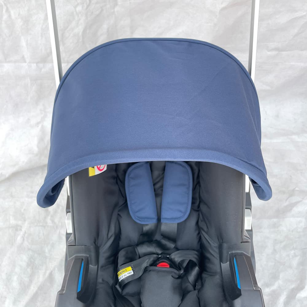 Stroller Replacement Accessories Canopy, Protection Shield, Textile Sun Shade Compatible with Doona Car Seat & Stroller (Black)