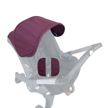 Stroller Replacement Accessories Canopy, Protection Shield, Textile Sun Shade Compatible with Doona Car Seat & Stroller (Black)