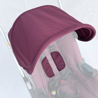 Stroller Replacement Accessories Canopy, Protection Shield, Textile Sun Shade Compatible with Doona Car Seat & Stroller (Black)