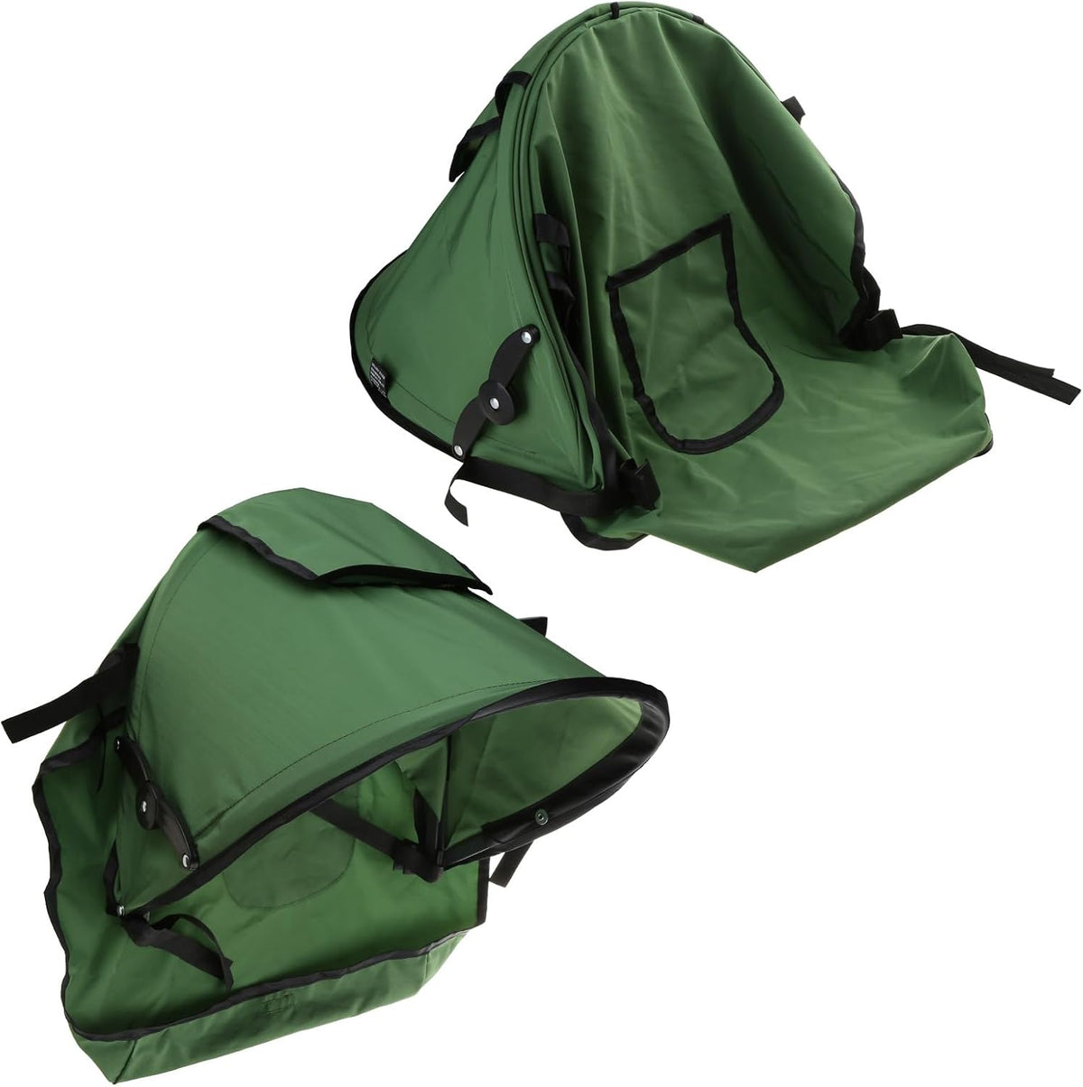 Universal Stroller Sun Shade Canopy Replacement - Adjustable UPF50+ Umbrella for Stroller with Mesh Window & Pocket - Clip On Stroller Shade Extender for Pram Pushchair Buggy