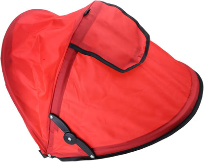 Universal Stroller Sun Shade Canopy Replacement - Adjustable UPF50+ Umbrella for Stroller with Mesh Window & Pocket - Clip On Stroller Shade Extender for Pram Pushchair Buggy
