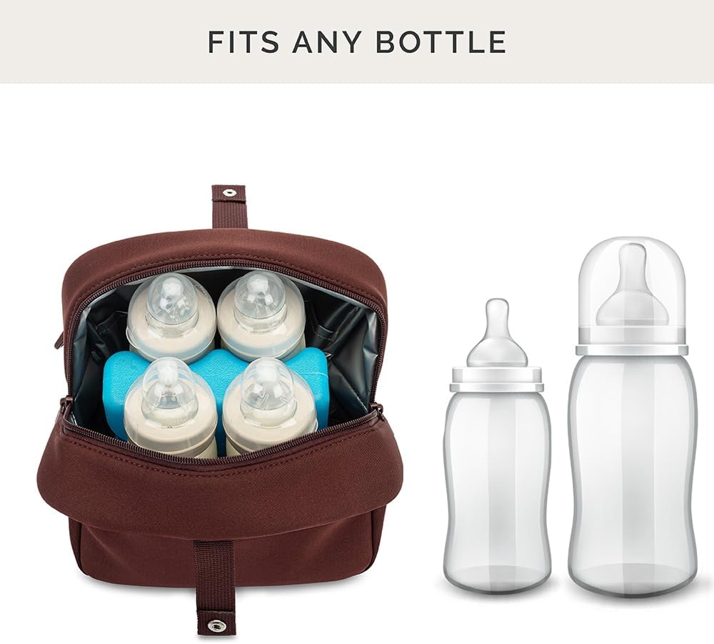. Drift Neoprene Bottle Cooler, Insulated Travel Bag - Llama