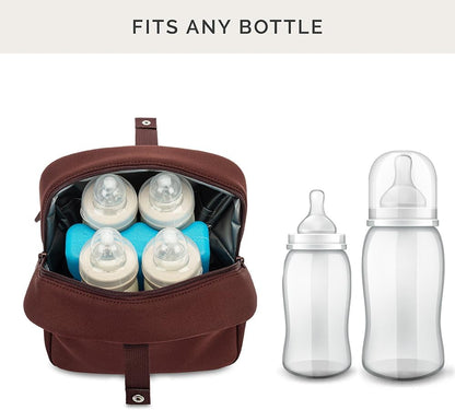 . Drift Neoprene Bottle Cooler, Insulated Travel Bag - Llama