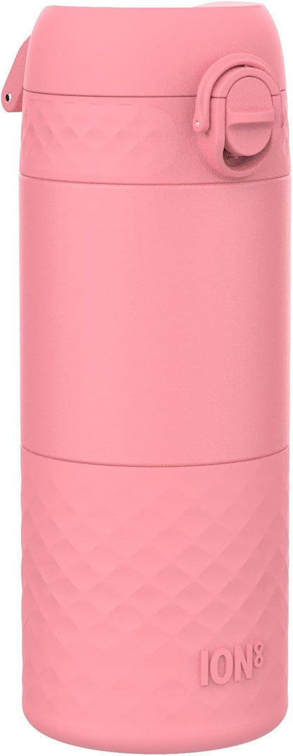 Insulated Travel Mug, 360 ml/12 oz, Leak Proof, Triple Lock Secure, Spill-Free in Transit, Hygienic Cover, Easy-to-Clean, Perfect On-The-Go, Cream, Stainless Steel