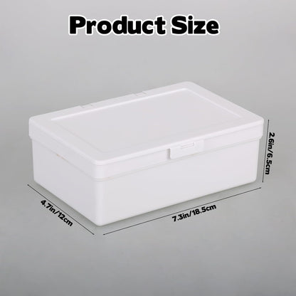 2 Pack Wipes Dispenser Compatible with Cottonelle Flushable, Refillable Wipe Holder with Sealing Lid, Keeps Wipes Clean and Fresh, Non-Slip Wipe Container White Storage Box for Home Car Office