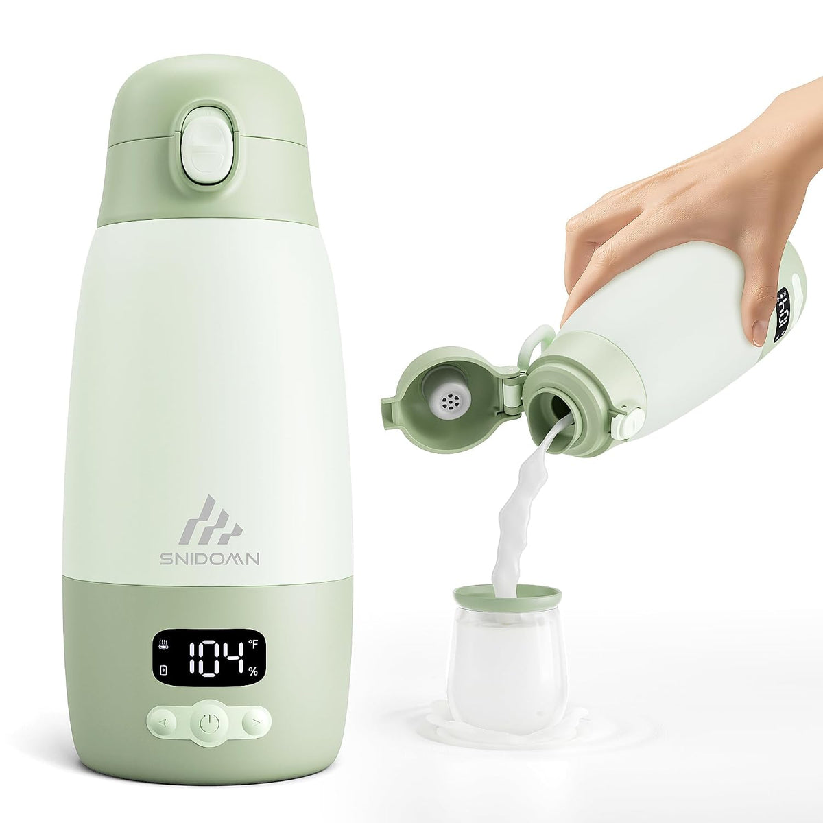 Portable Bottle Warmer for Travel,Fast Heating & Milk Warmer On The Go