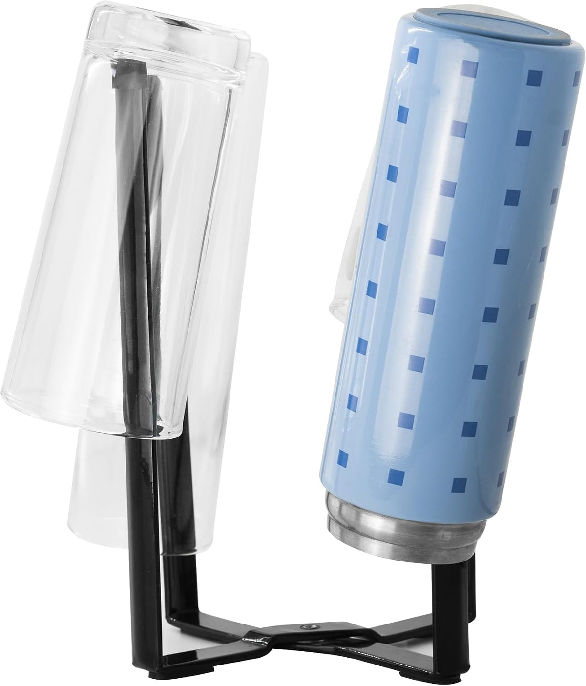 Drying Rack, Stainless Steel Kitchen Stand Holder for Bottles, Cups and Plastic Bags, Multifunctional Countertop Shelf