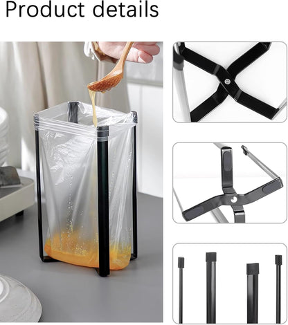 Drying Rack, Stainless Steel Kitchen Stand Holder for Bottles, Cups and Plastic Bags, Multifunctional Countertop Shelf